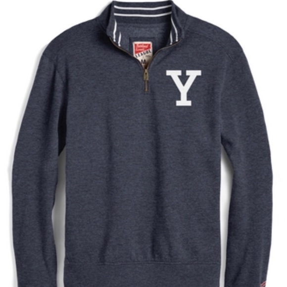 Tops - Yale Quarter Zip Blue S